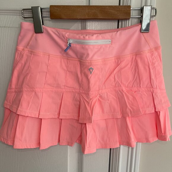 Ivivva Set the Pace Pastel/Neon Orange Skirt - Picture 4 of 6